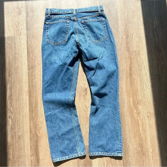 Reformation Jordi Kick Flare Cropped Jeans - Medium Wash, Size 27 - Picture 6 of 8